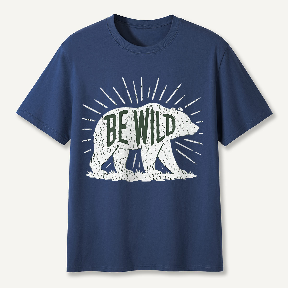 Be Wild Bear Sunburst T-Shirt