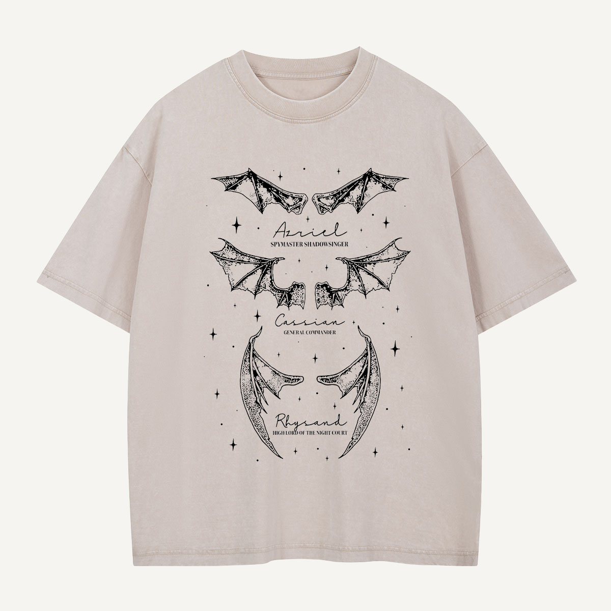 Three Wings, Three Legends Washed T-Shirt