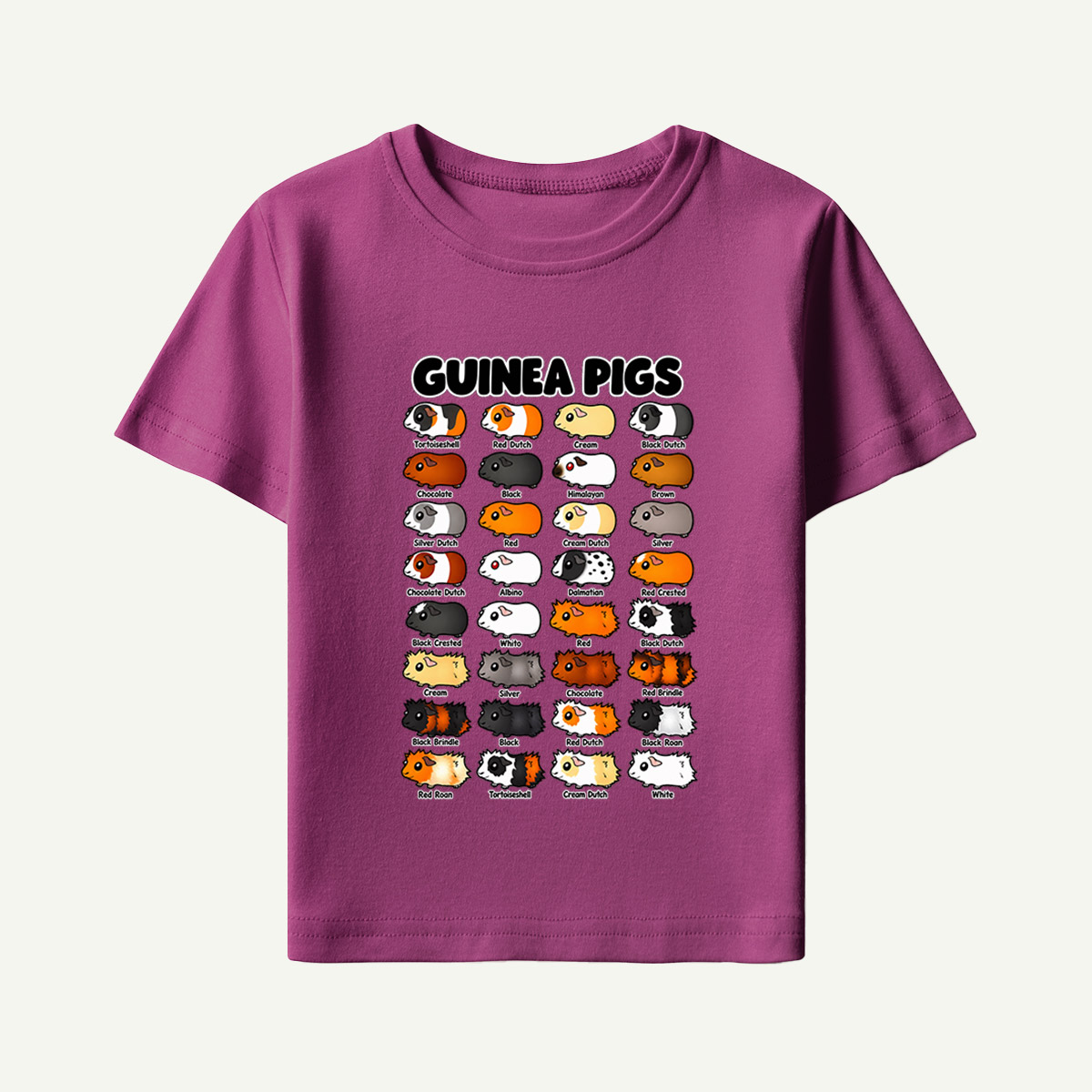 Guinea Pigs Breed Collection Kids T-Shirt