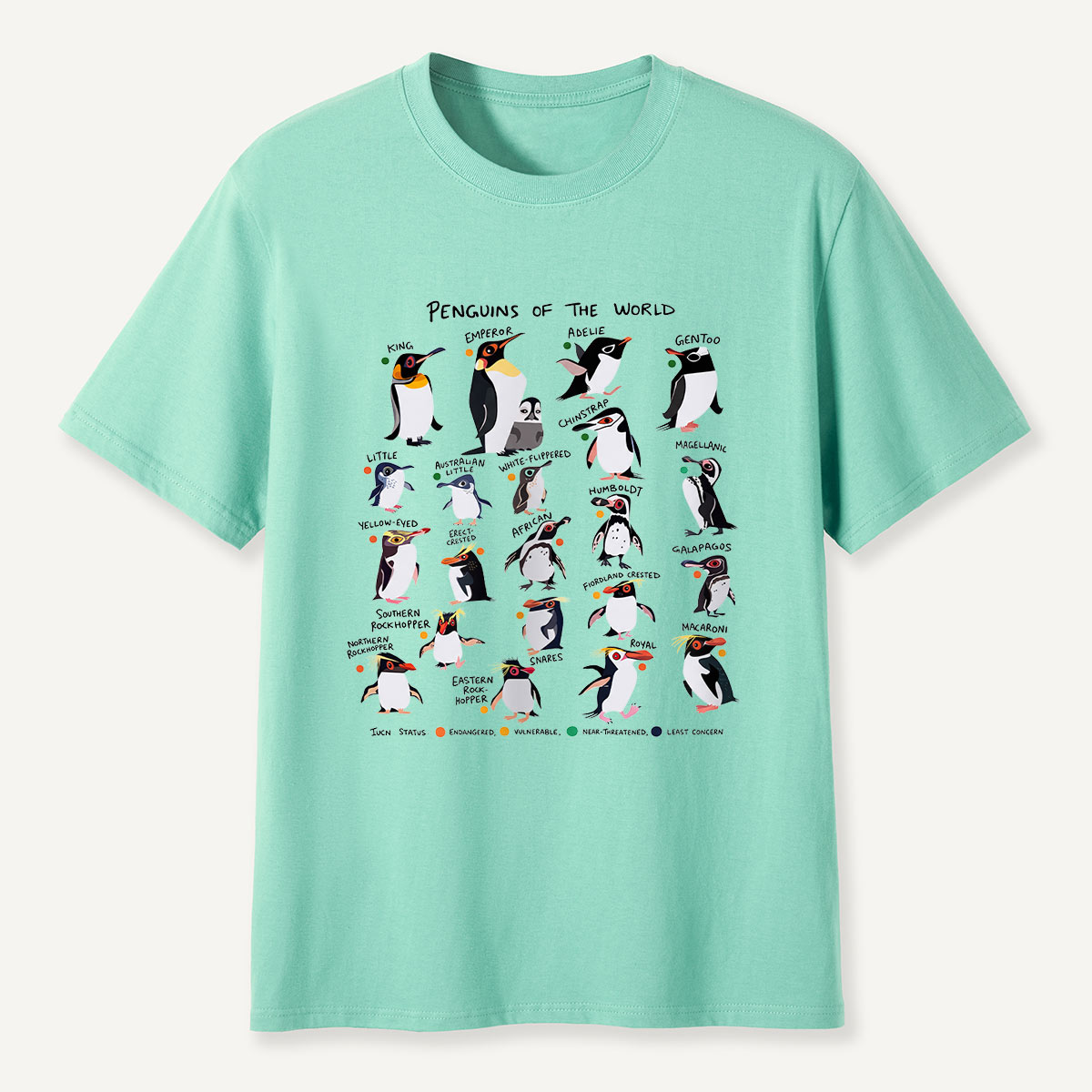 Penguins Of The World Guide T-Shirt