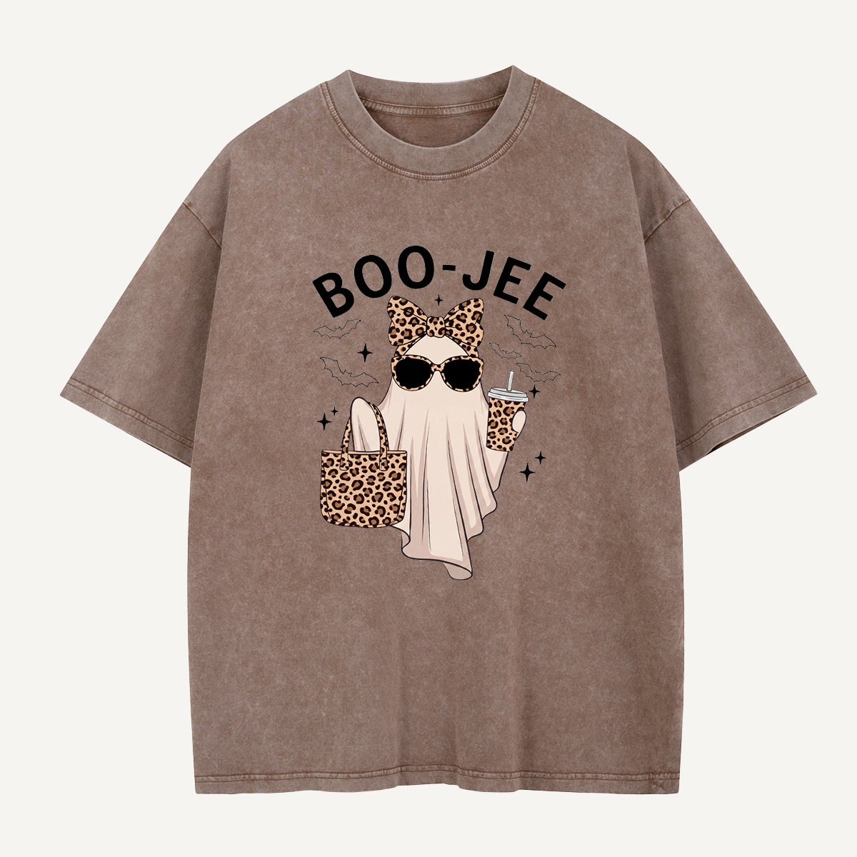 Boo-Jee Ghost Style Washed T-Shirt