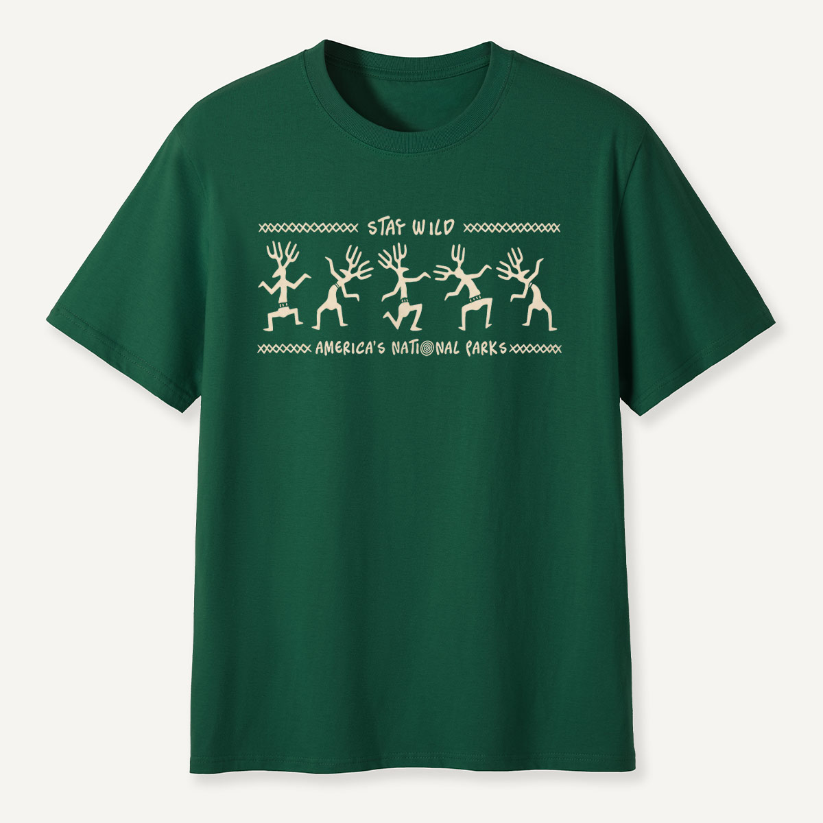 Stay Wild Petroglyph Dancers National Parks T-Shirt