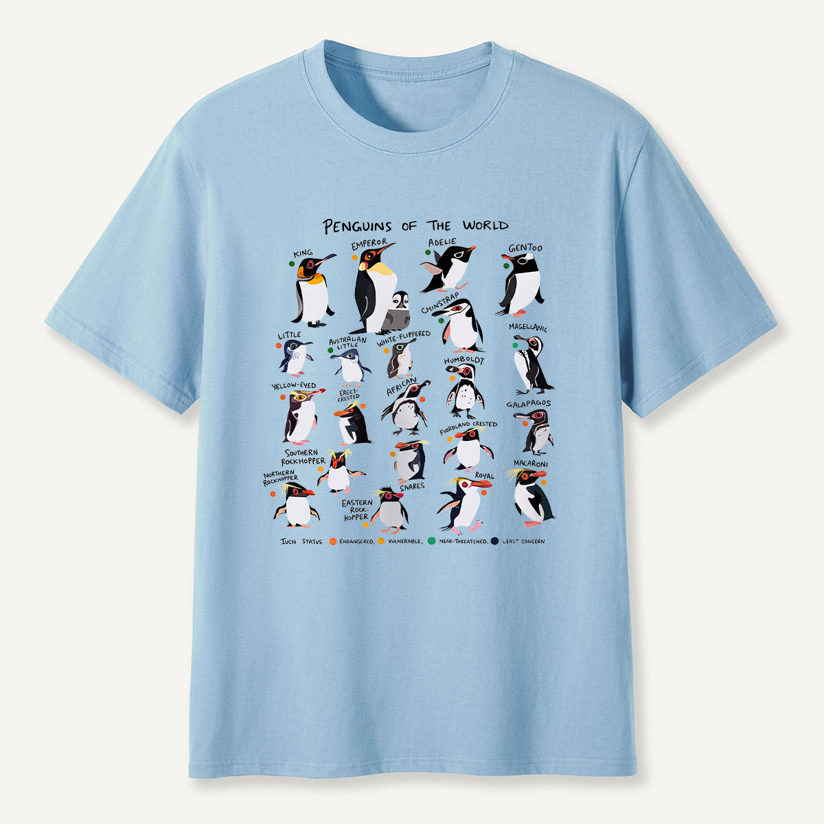 Penguins Of The World Guide T-Shirt
