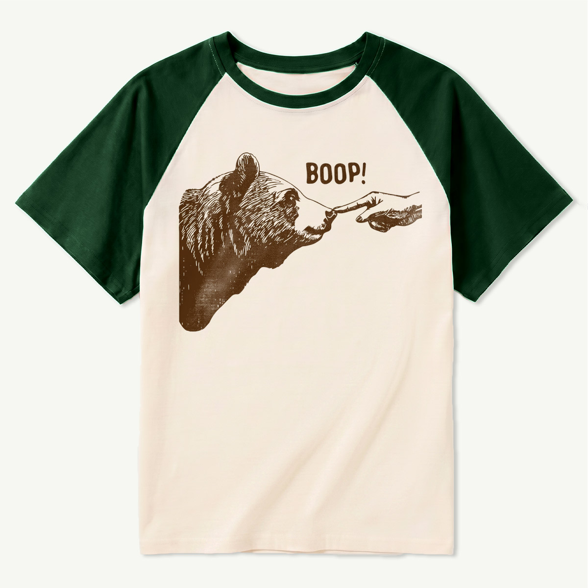 Boop Bear Nose Raglan T-Shirt