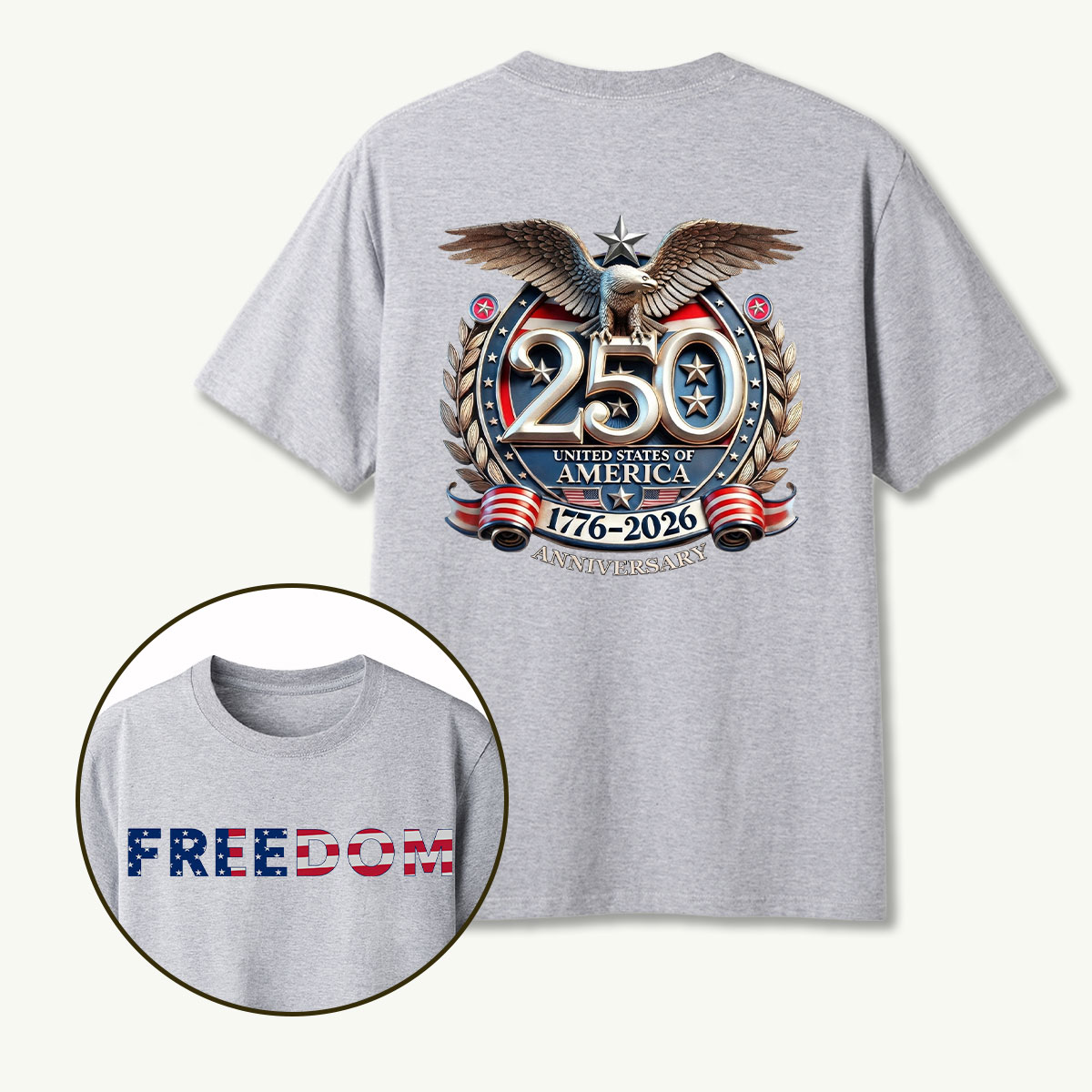 250 United States of America 1776‑2026 Anniversary Eagle T‑Shirt