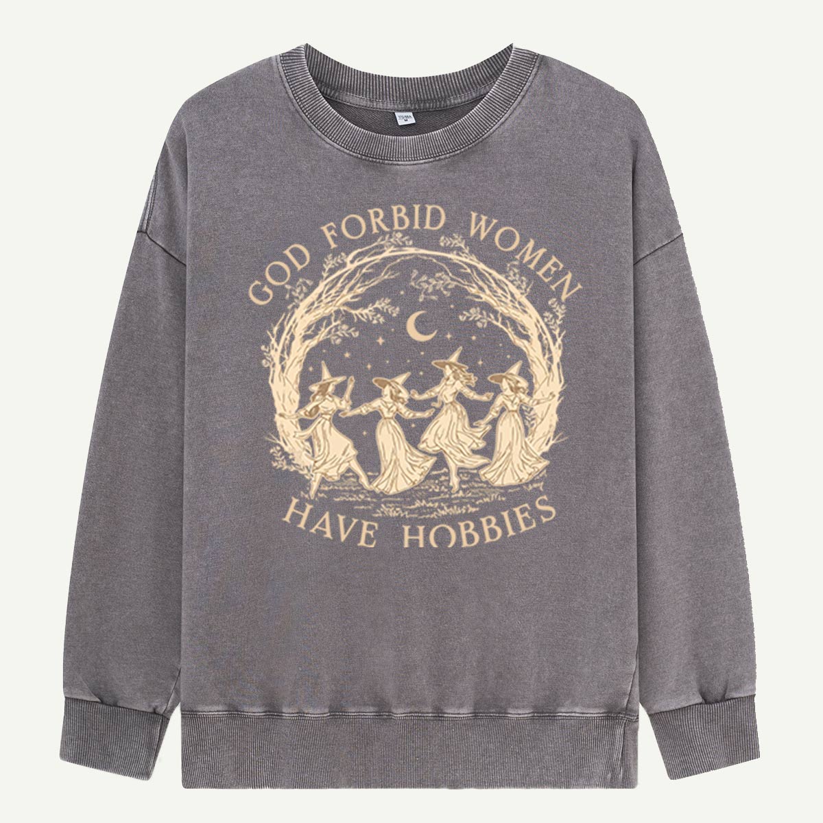Witch Circle Moonlit Washed Sweatshirts