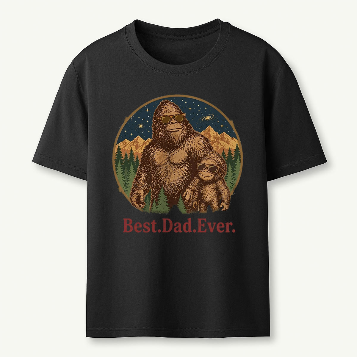 Best Dad Ever Cryptids T-Shirt