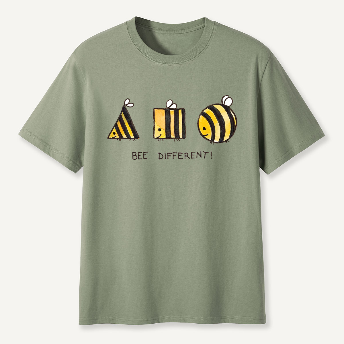 Bee Different Cute Bumblebee T-Shirt