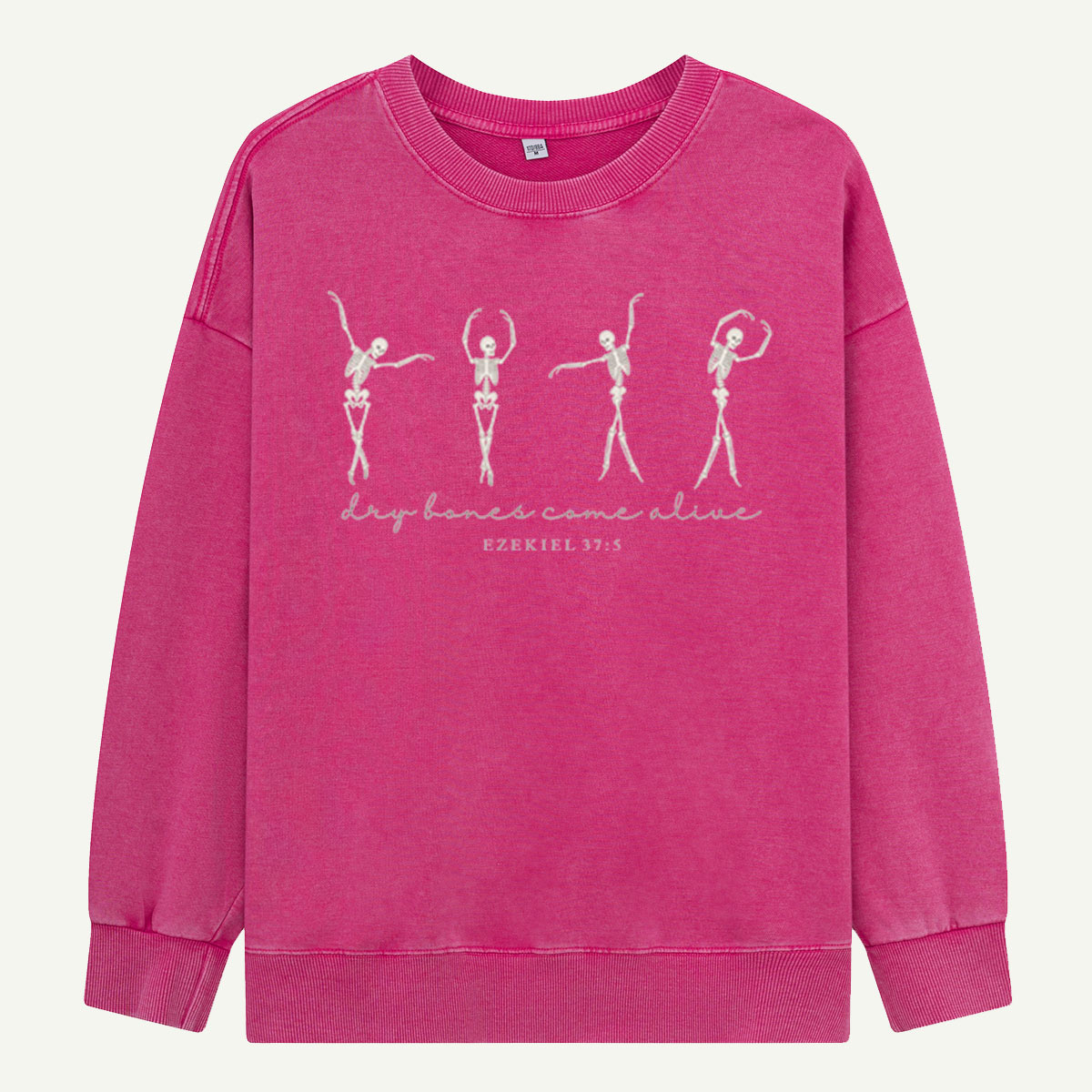 Dry Bones Come Alive Skeleton Dance Washed Sweatshirts