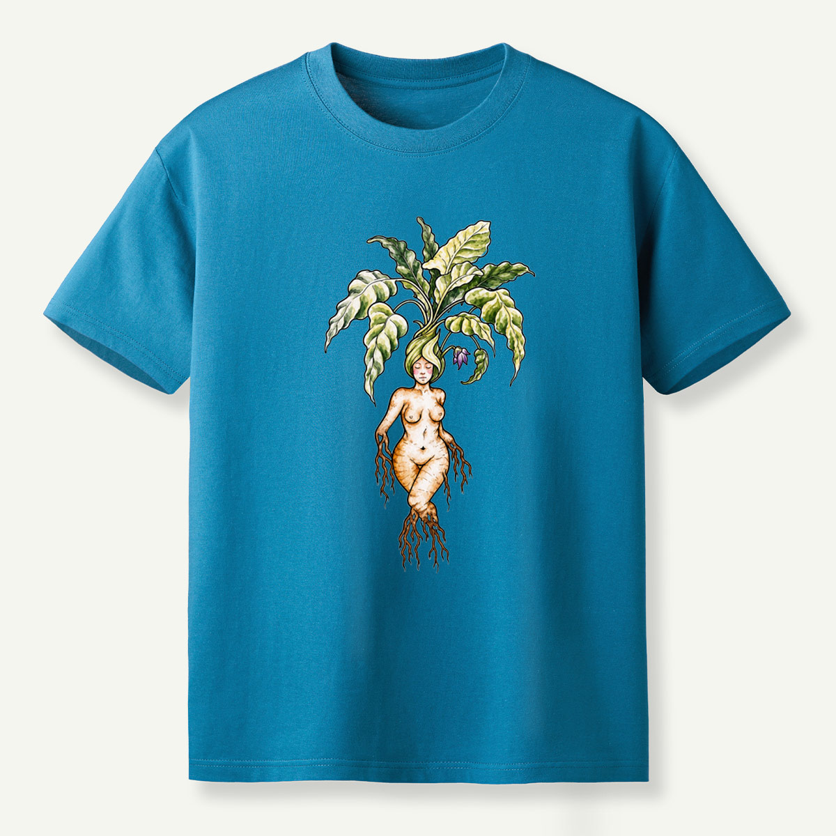 Forest Goddess Botanical Root Spirit T-Shirt