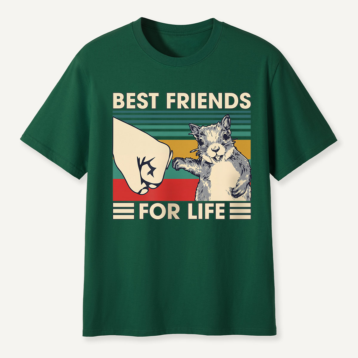 Best Friends for Life Cat Fist Bump T-Shirt