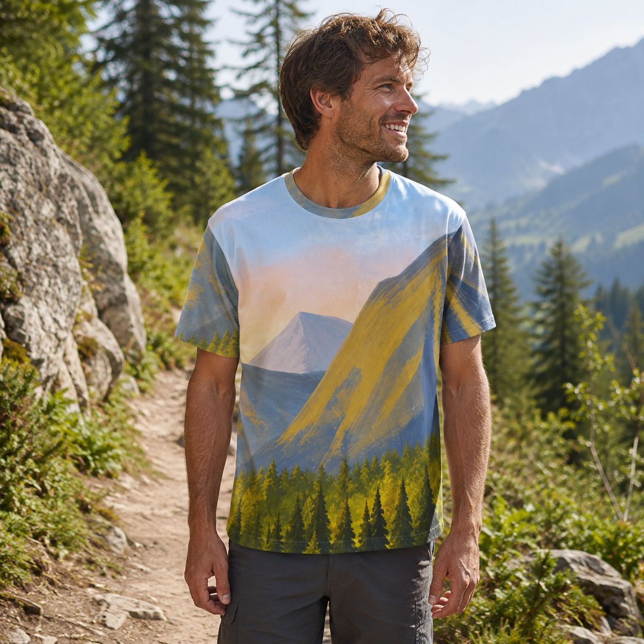 Sunrise Valley River Pasture Premium Pure Cotton Tee