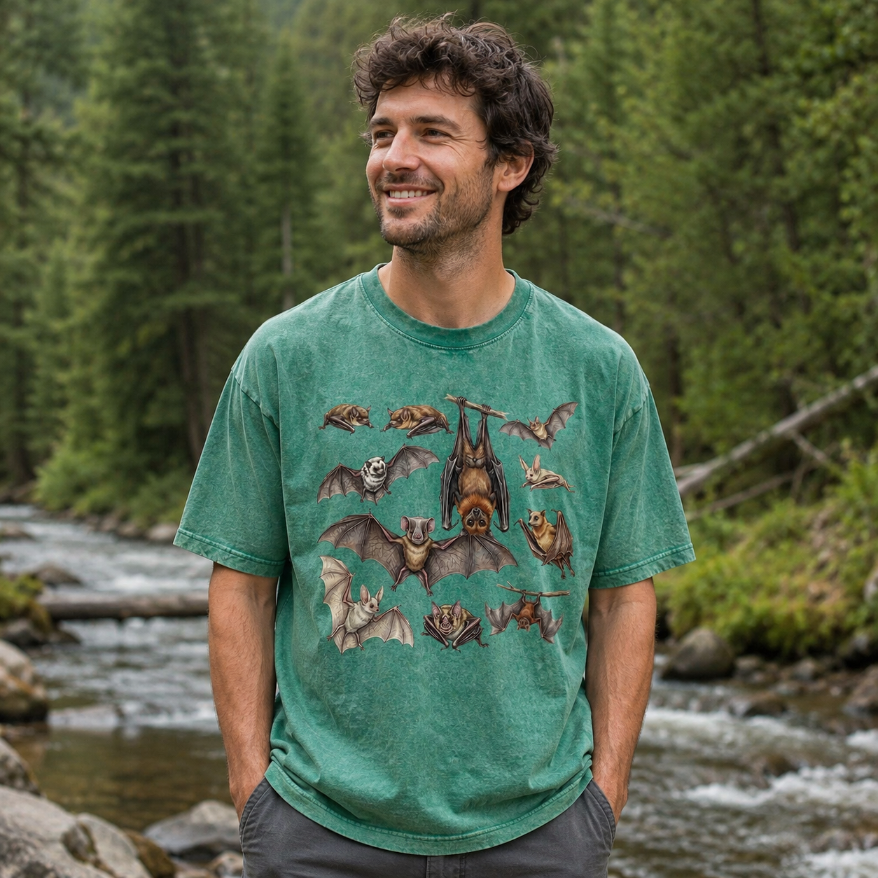Bat Squad Lineup Washed T-Shirt