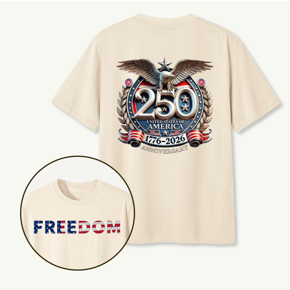 250 United States of America 1776‑2026 Anniversary Eagle T‑Shirt