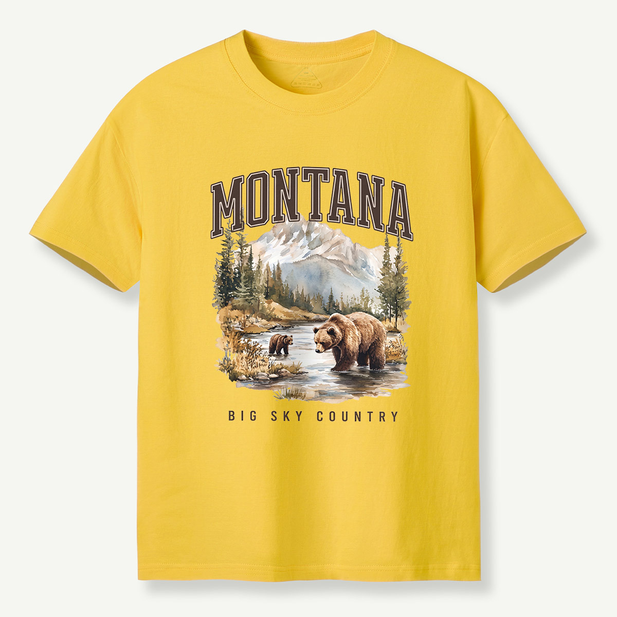 Montana Big Sky Country Grizzly River T-Shirt