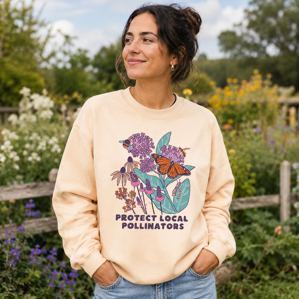 Protect Local Pollinators Sweatshirts
