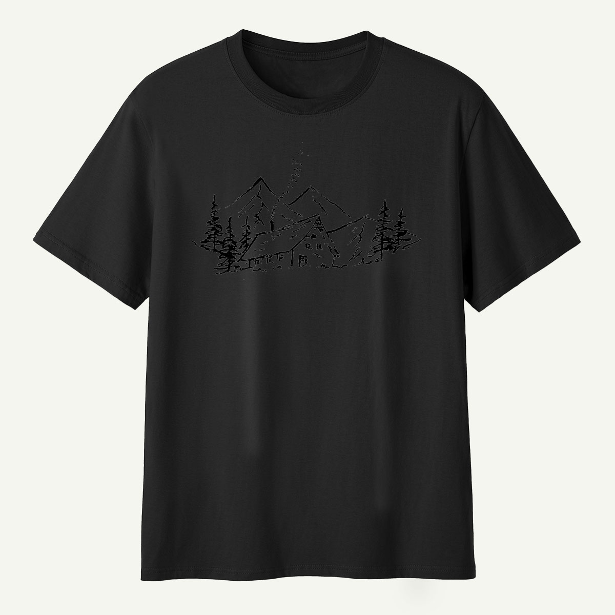 Alpine Cabin Mountain Retreat T-Shirt