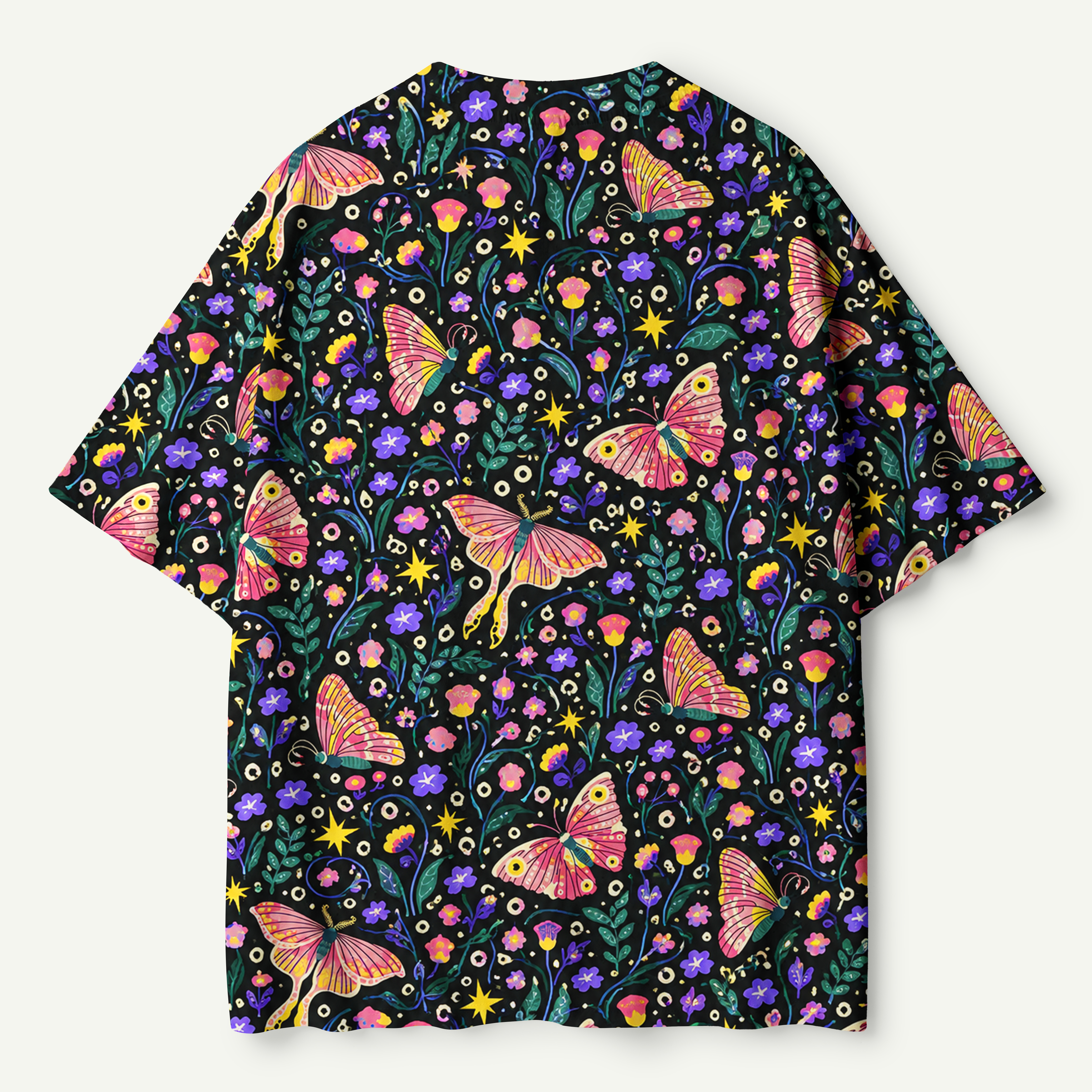 Midnight Mushroom Scatter Premium Pure Cotton Tee