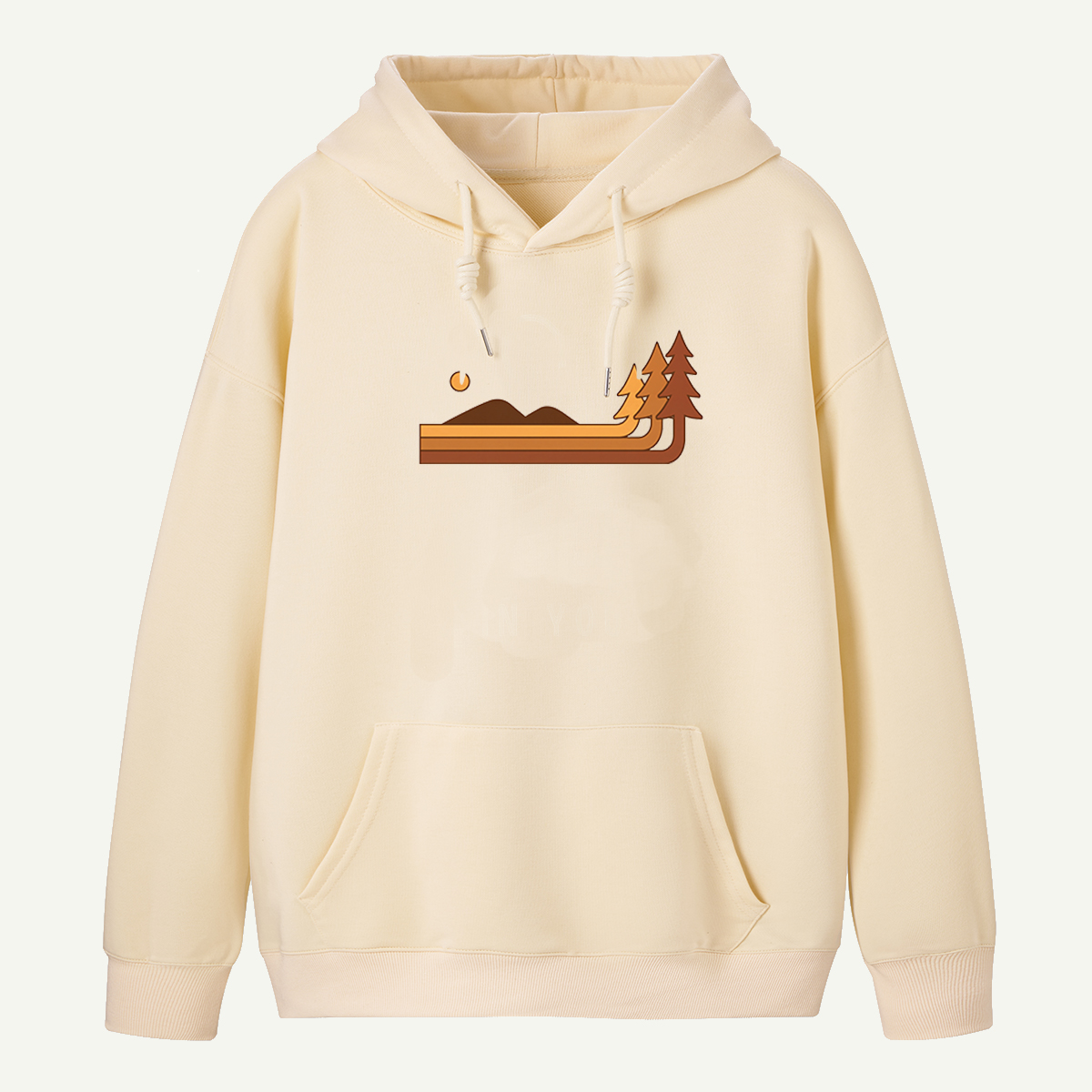 Sun Over Hills And Pines Hoodie