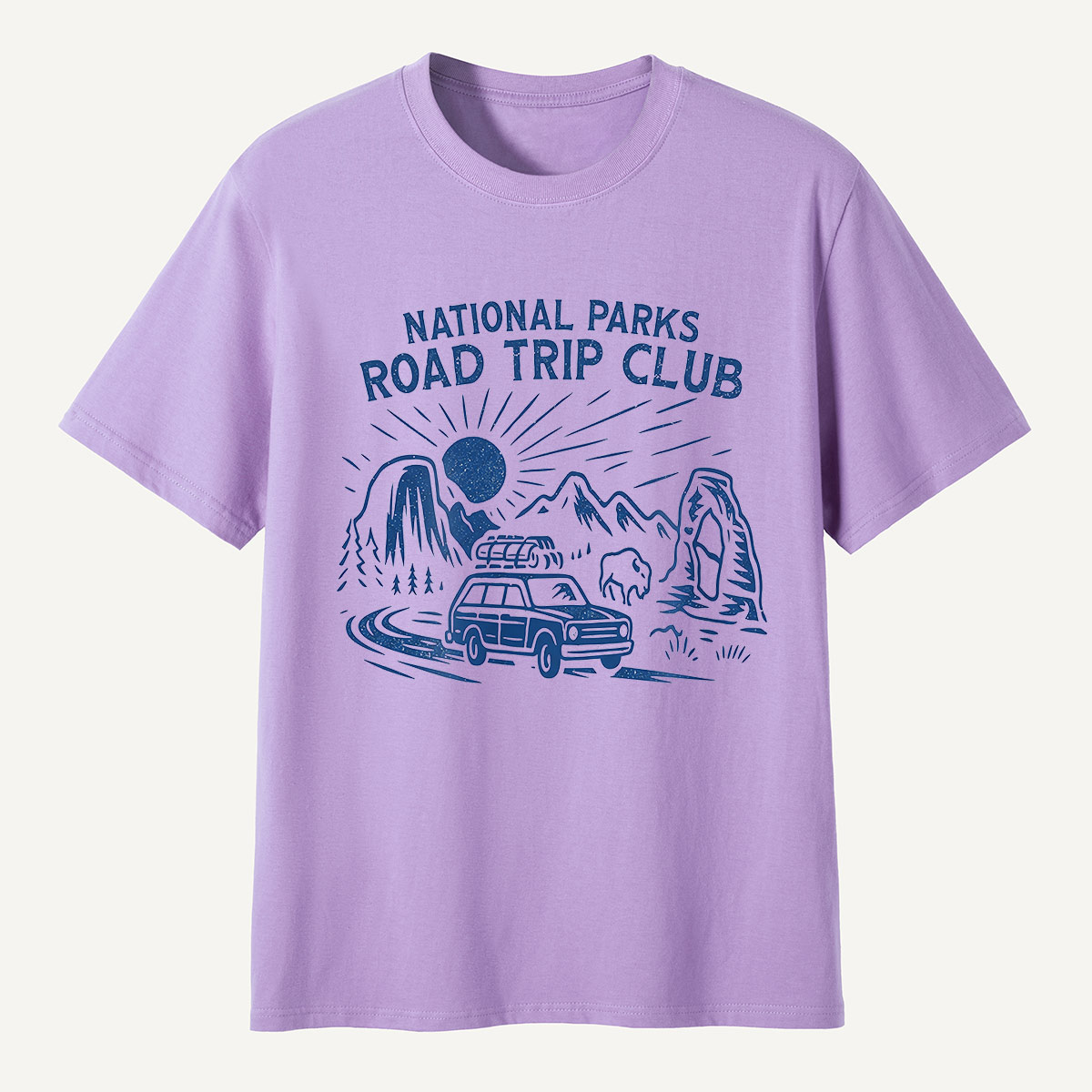 National Parks Road Trip Club Scenic Wagon T-Shirt