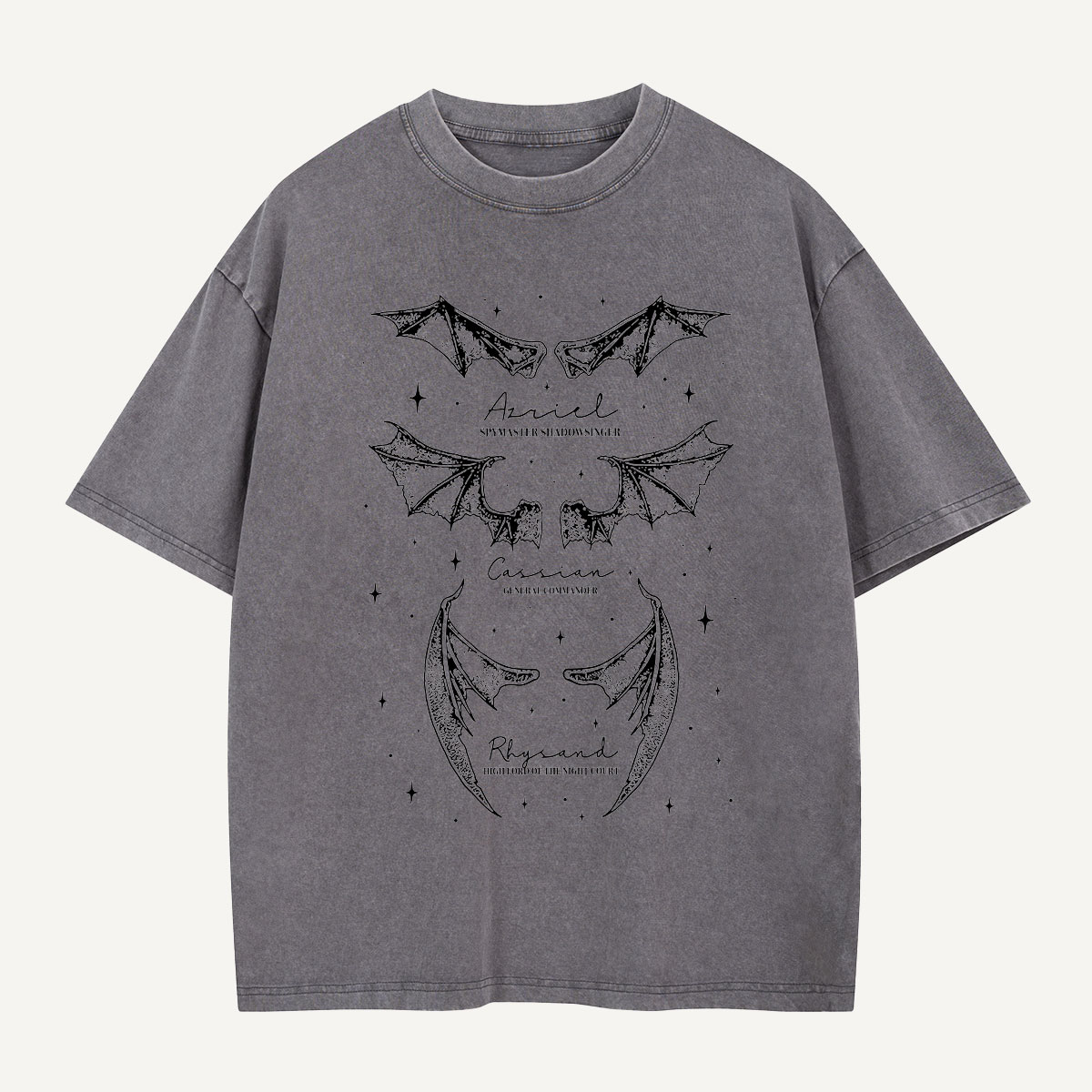 Three Wings, Three Legends Washed T-Shirt