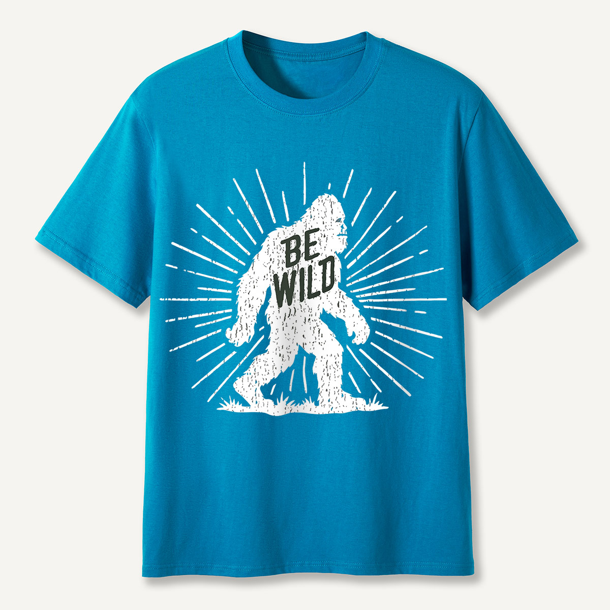 Be Wild Bigfoot Silhouette T-Shirt
