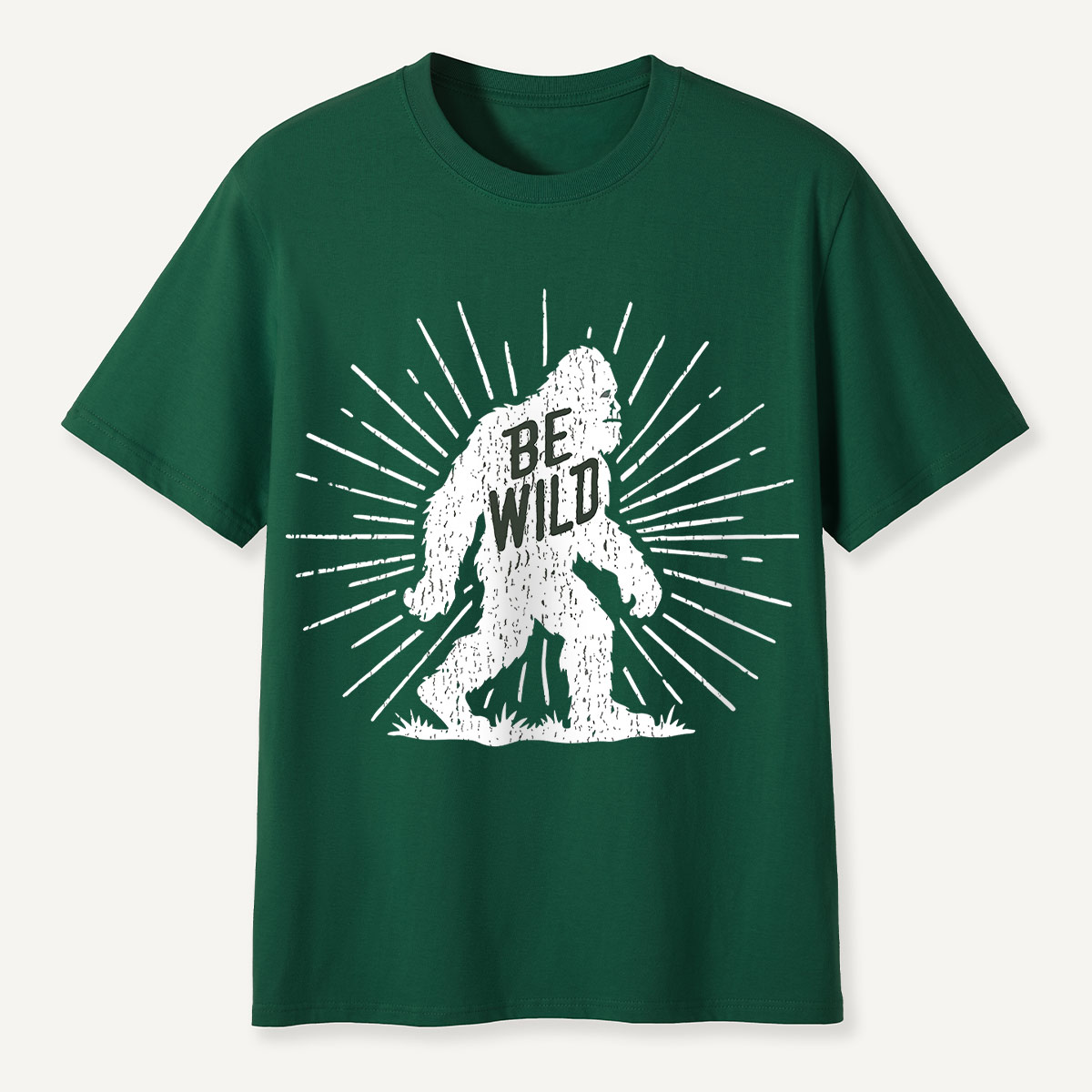 Be Wild Bigfoot Silhouette T-Shirt