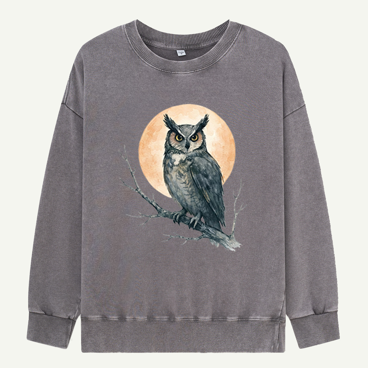 Twilight Owl Washed Sweatshirts