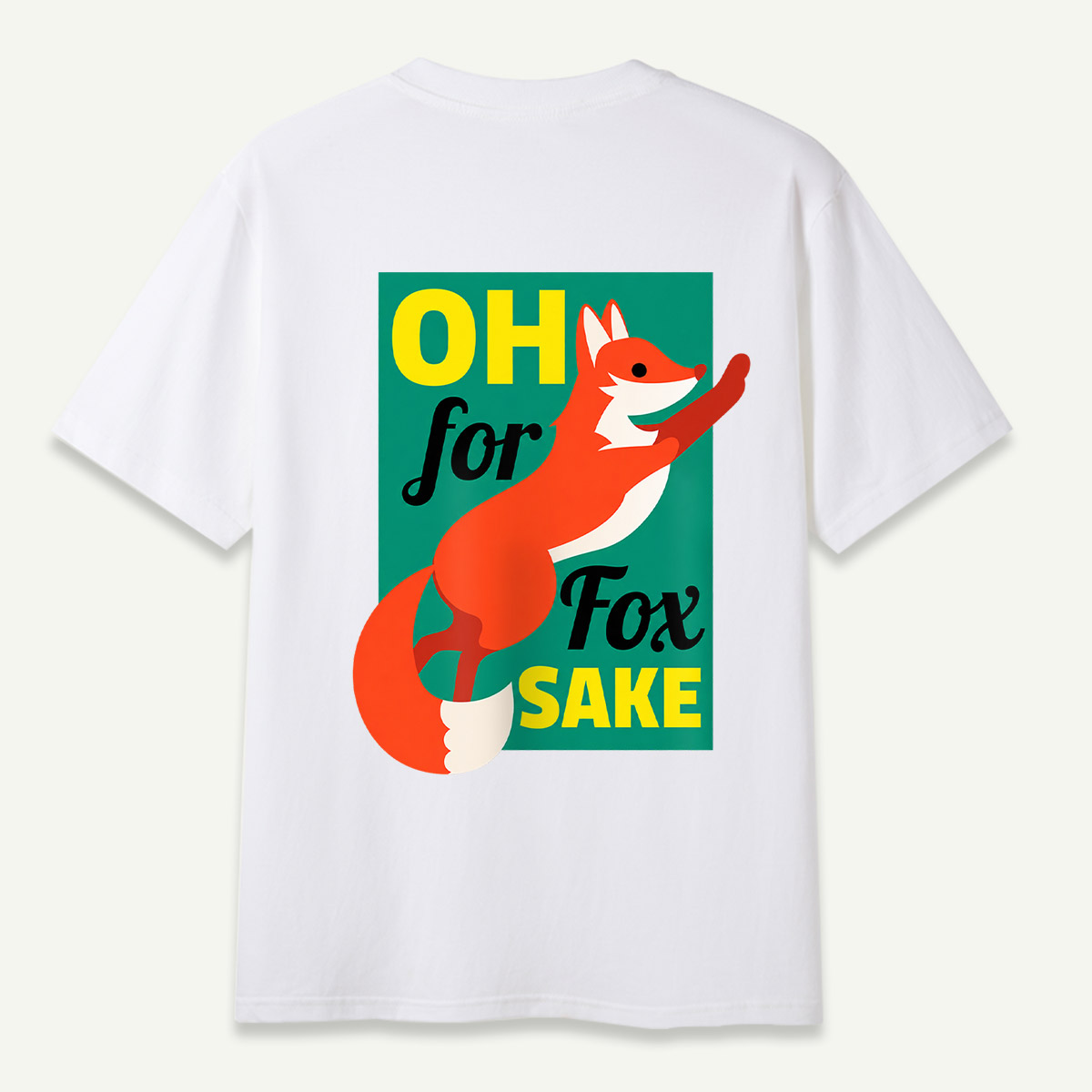 Oh For Fox Sake Retro Fox Quote T-Shirt