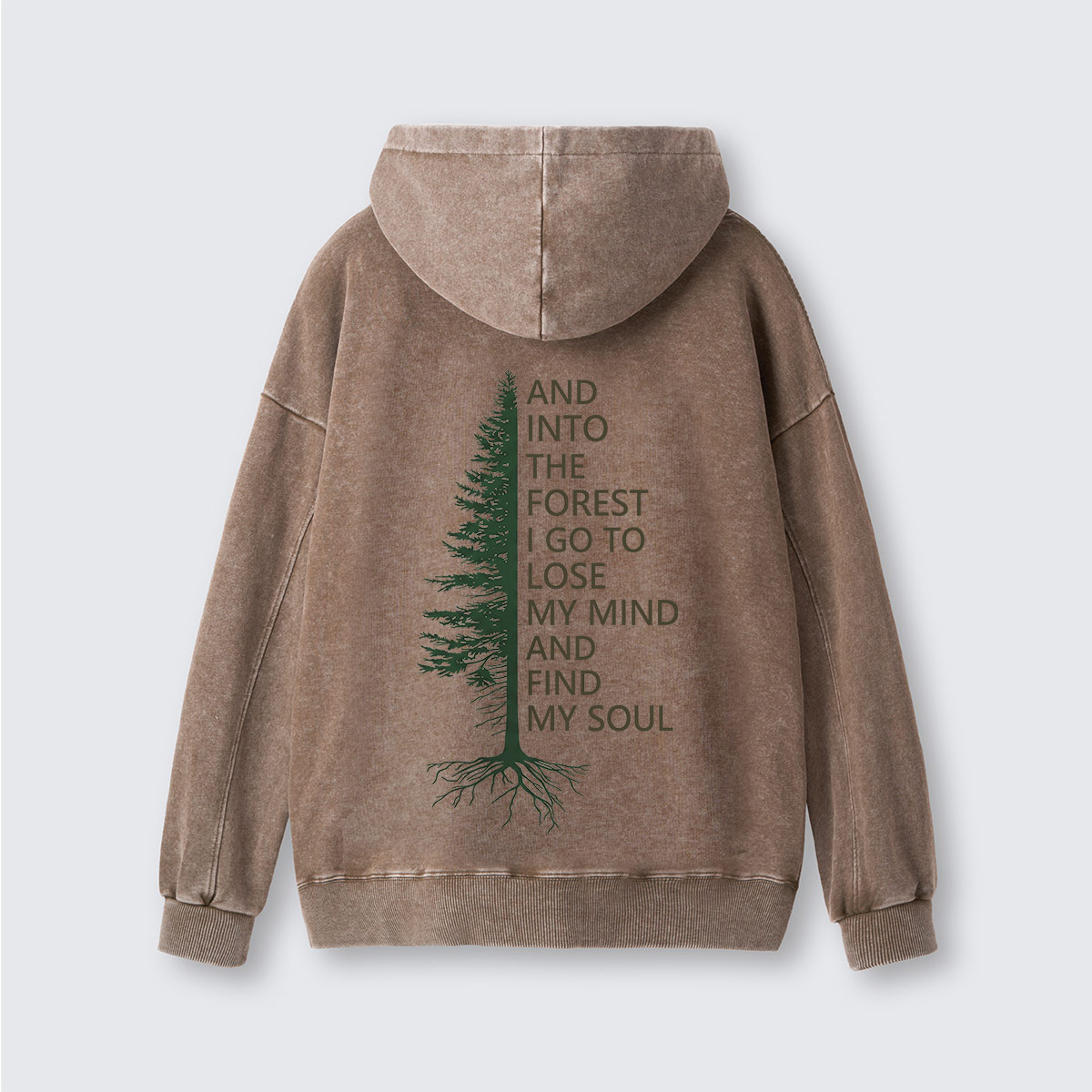 Into the Woods  Washed Hoodie