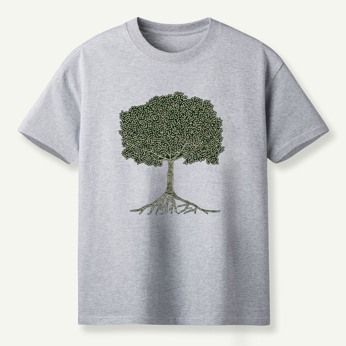 Tree Roots Of Life Silhouette T-Shirt
