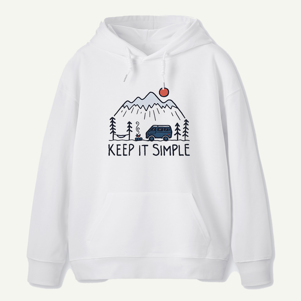 Keep It Simple Mountain Van Hoodie