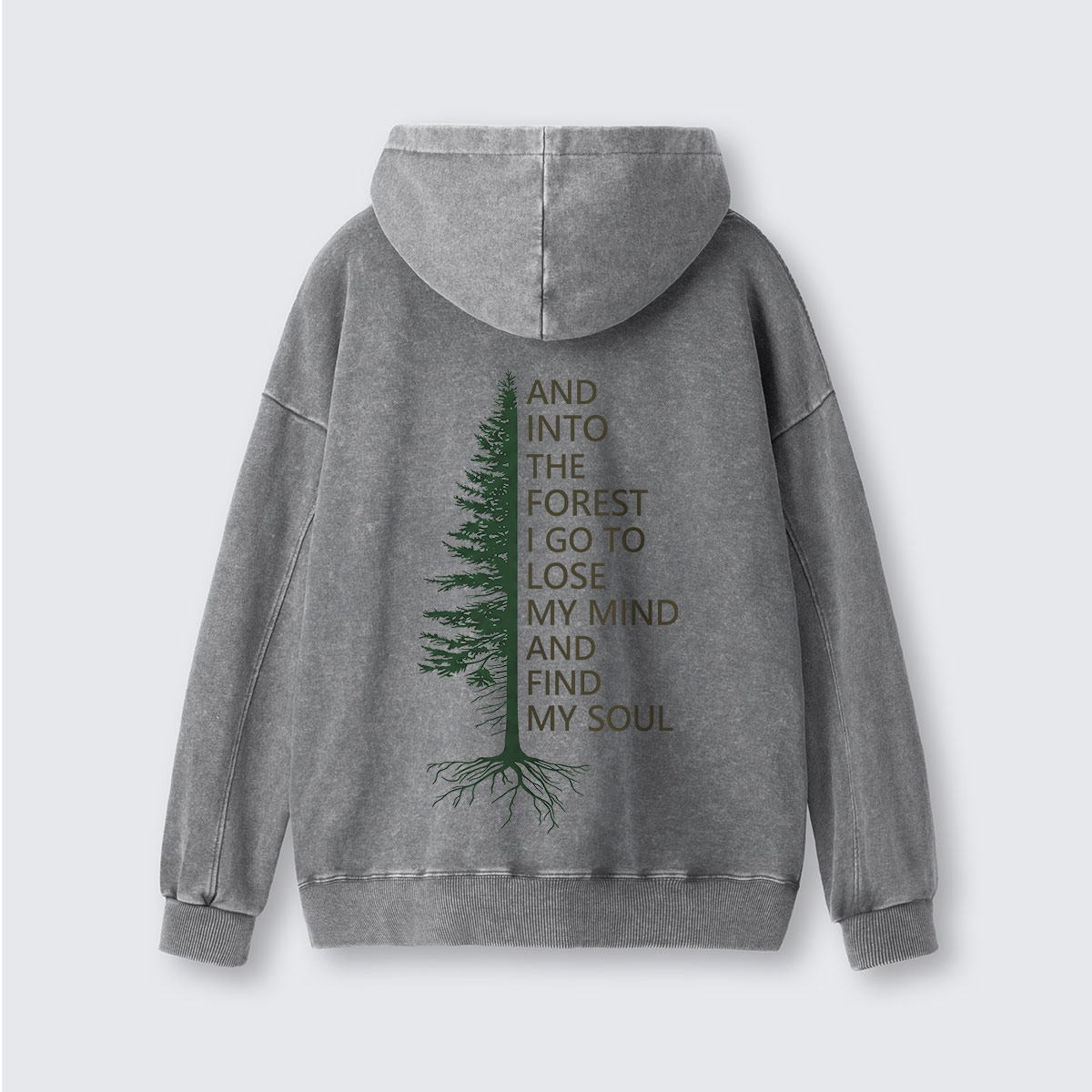 Into the Woods  Washed Hoodie