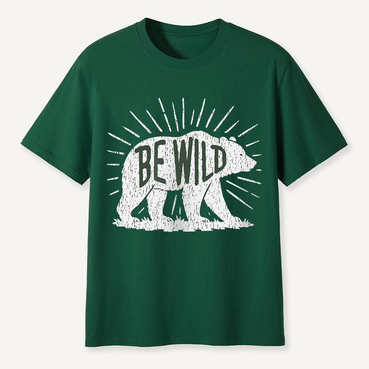 Be Wild Bear Sunburst T-Shirt
