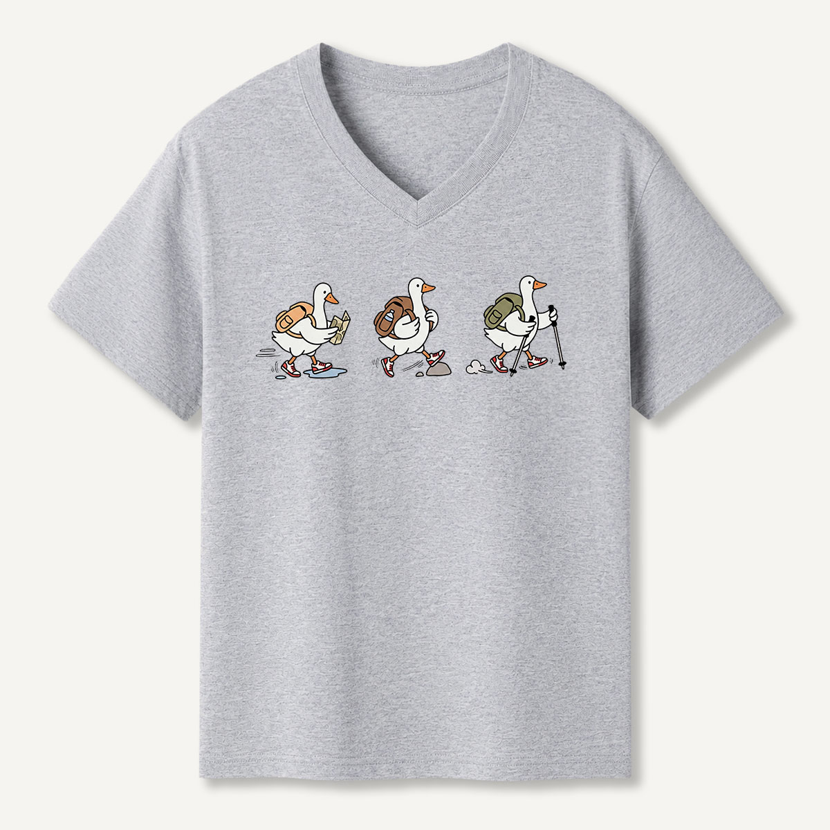 Little Bird Walking Parade V-neck T-Shirt