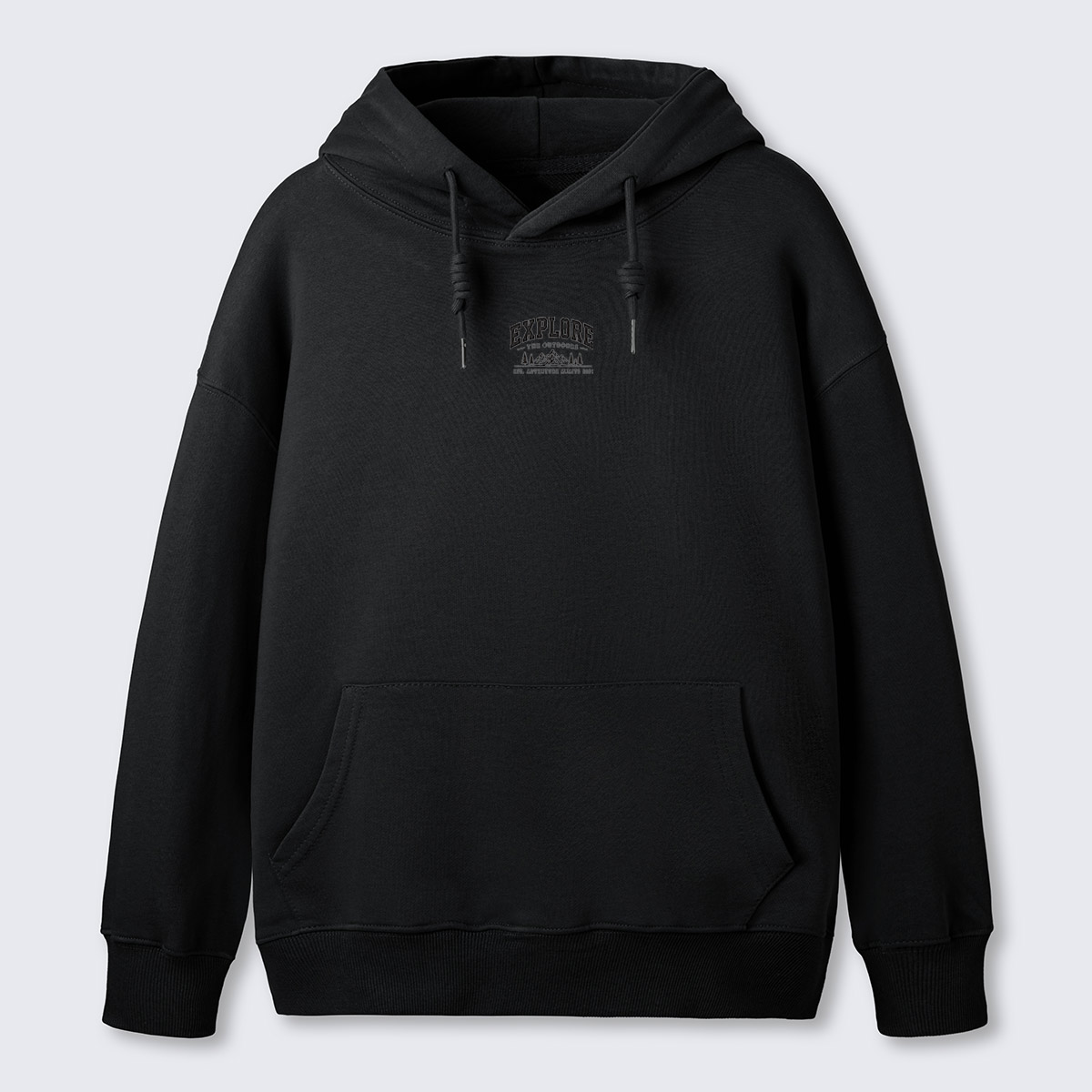 Explore More Mountains Embroidered Hoodie