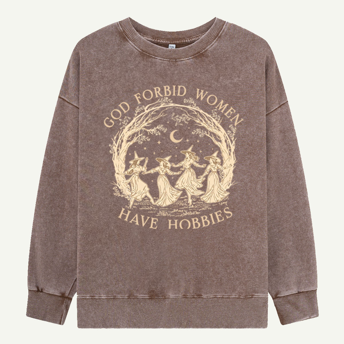 Witch Circle Moonlit Washed Sweatshirts