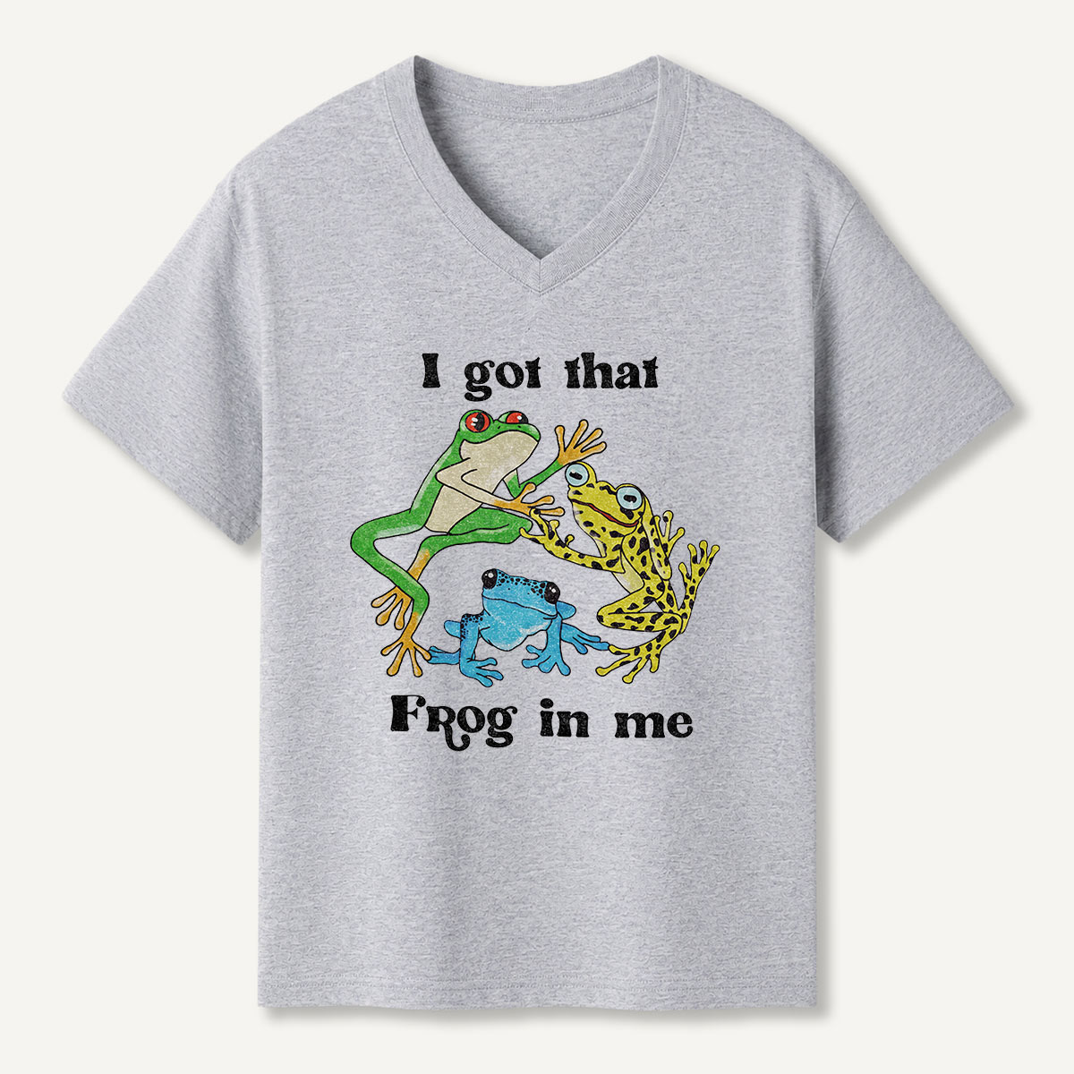 I Got That Frog In Me V-neck T-Shirt