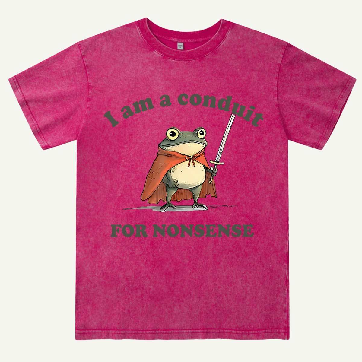 I Am A Conduit For Nonsense Washed T-Shirt