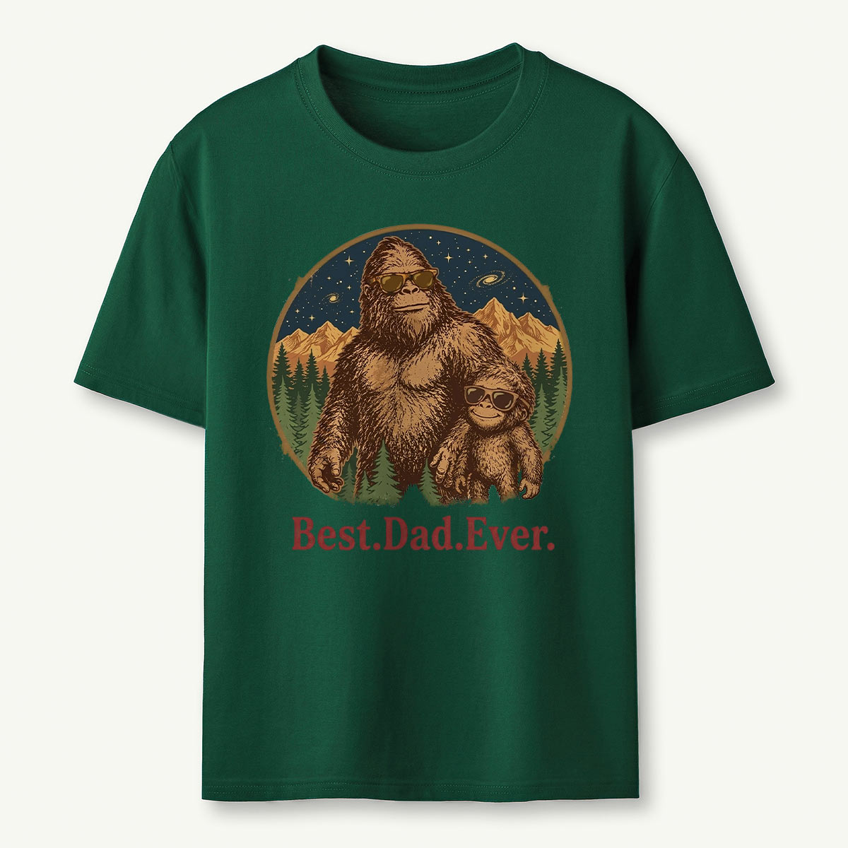 Best Dad Ever Cryptids T-Shirt