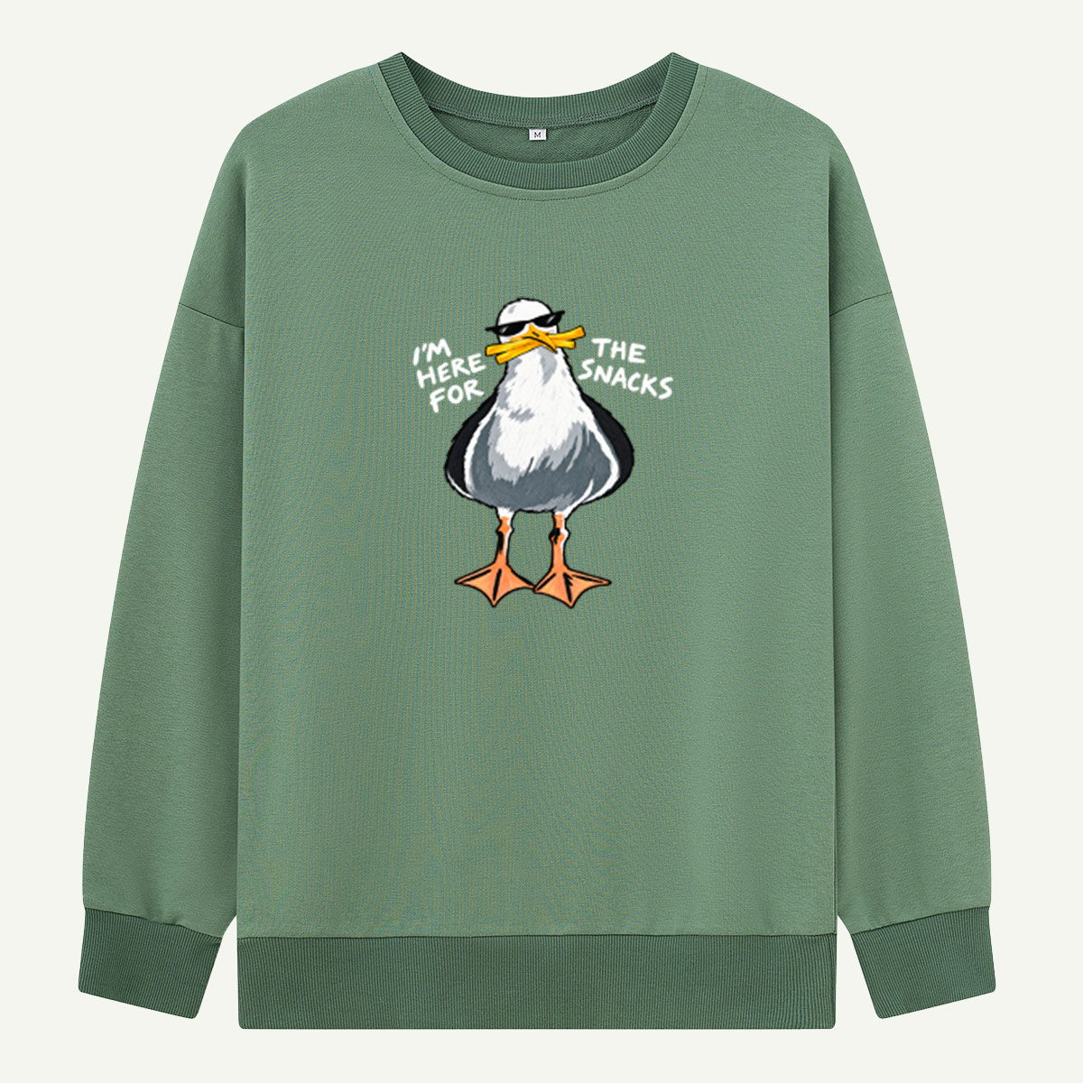 Im Here For The Snacks Seagull Sweatshirts