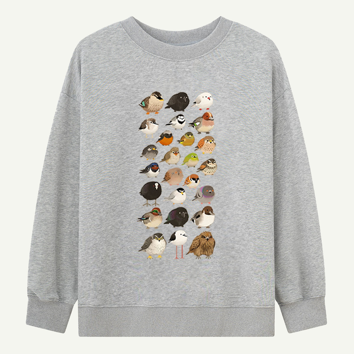 Bird Species Illustration Sweatshirts