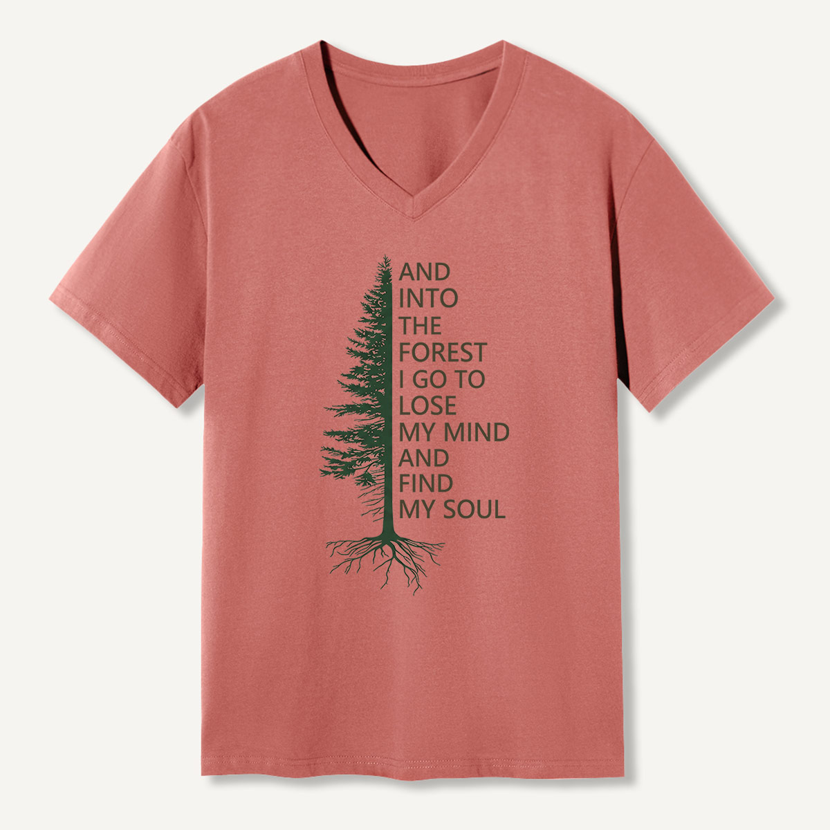 Vintage Heron Wetland Bird Nature V-neck T-Shirt