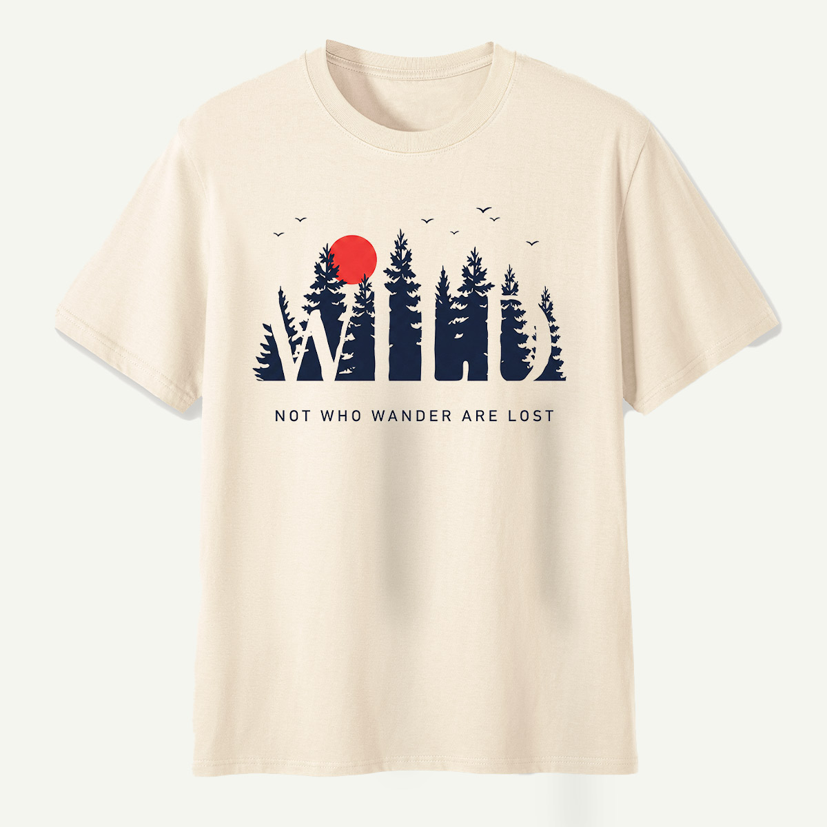 Get Your Nature Ass Lost Pine Forest Sunset T-Shirt