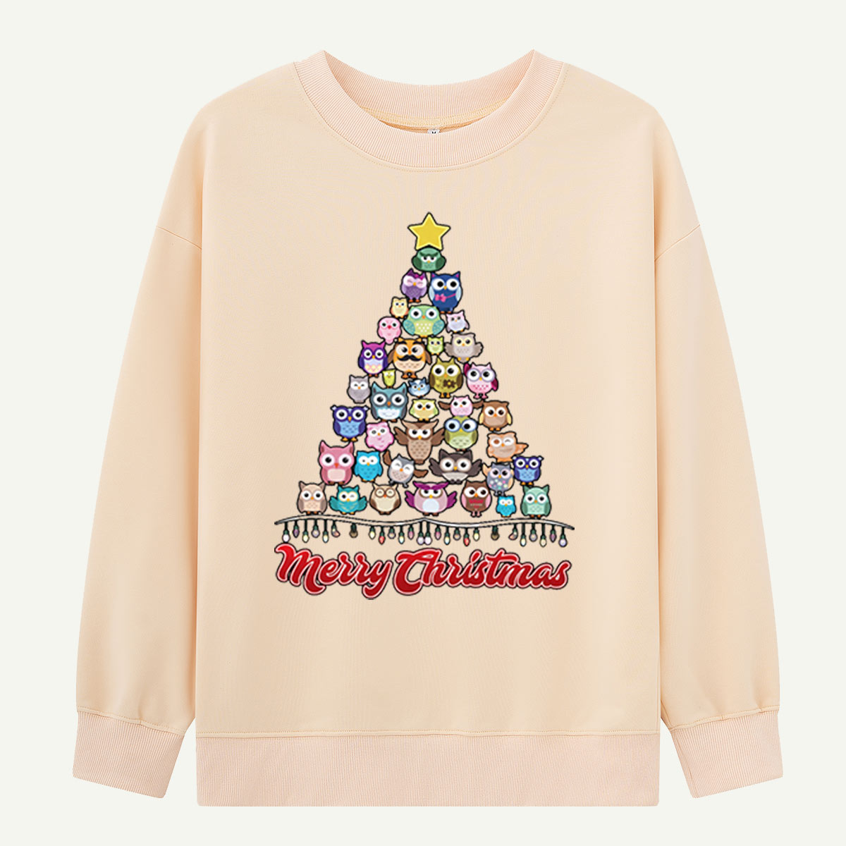 Merry Owlmas Tree Sweatshirts