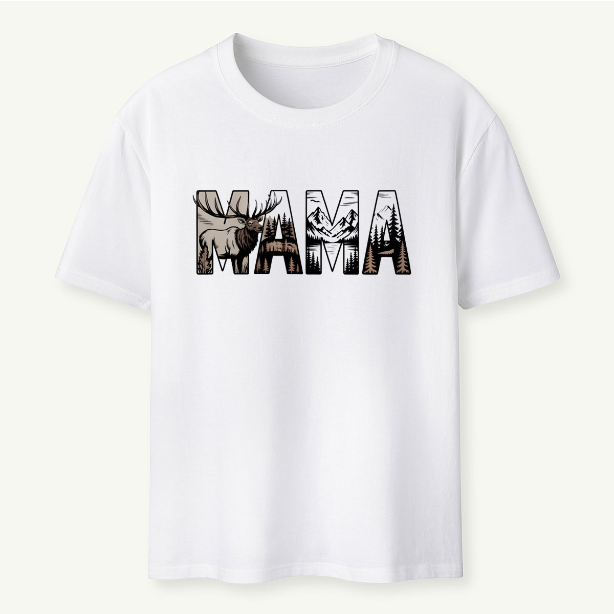 Mama Forest Adventure Hiking and Camping T-Shirt