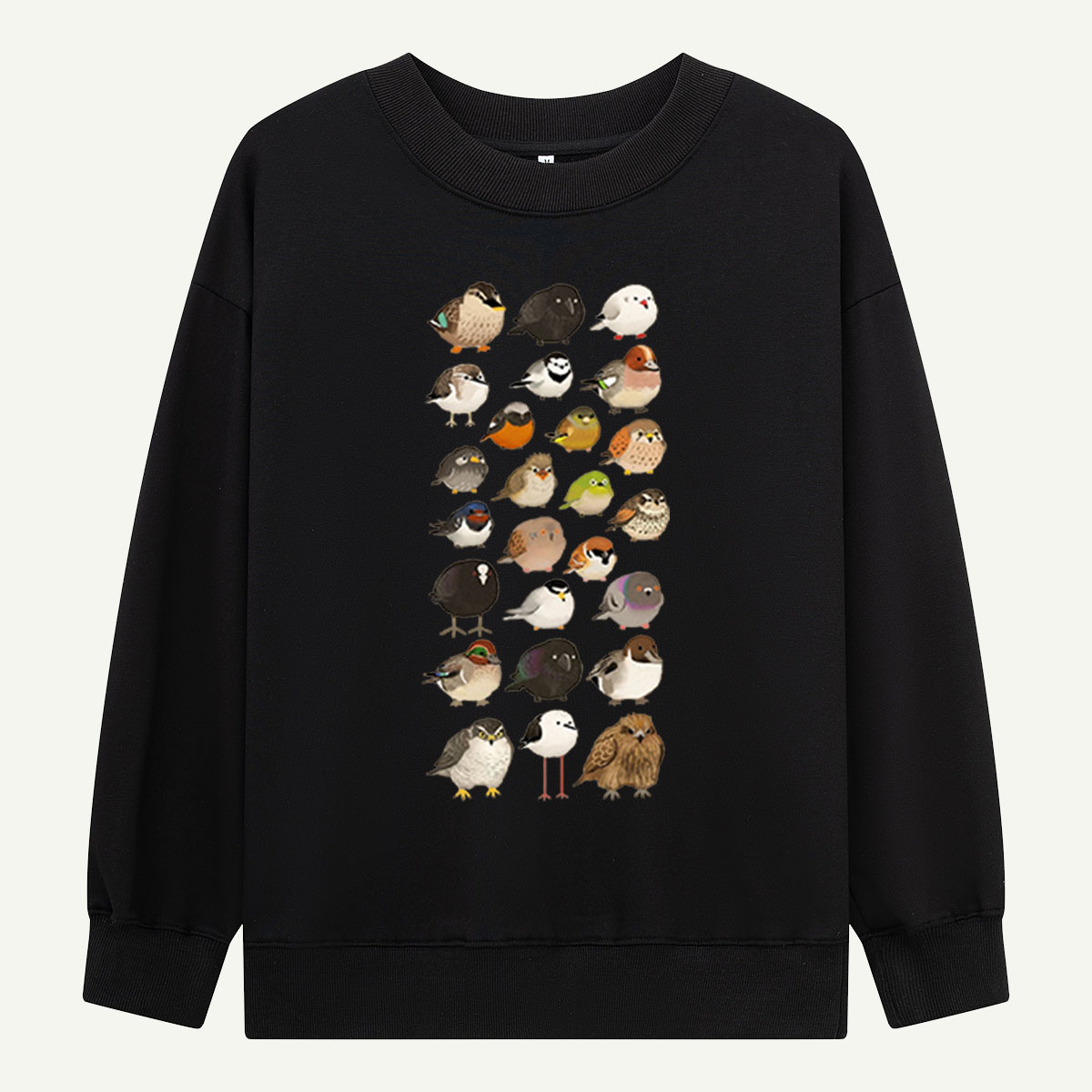 Bird Species Illustration Sweatshirts