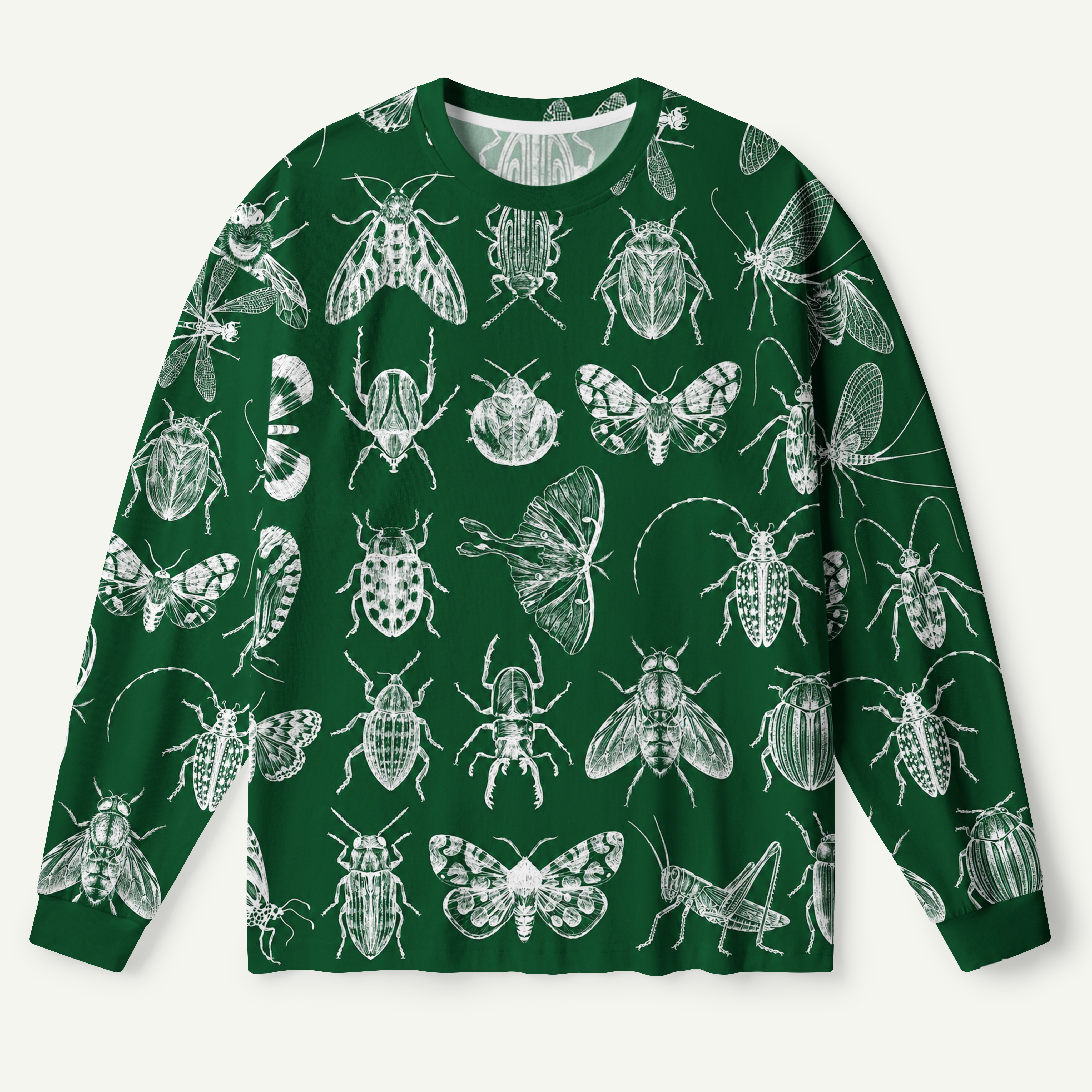 Insects Of The Forest Field Guide Premium Pure Cotton Long Sleeves