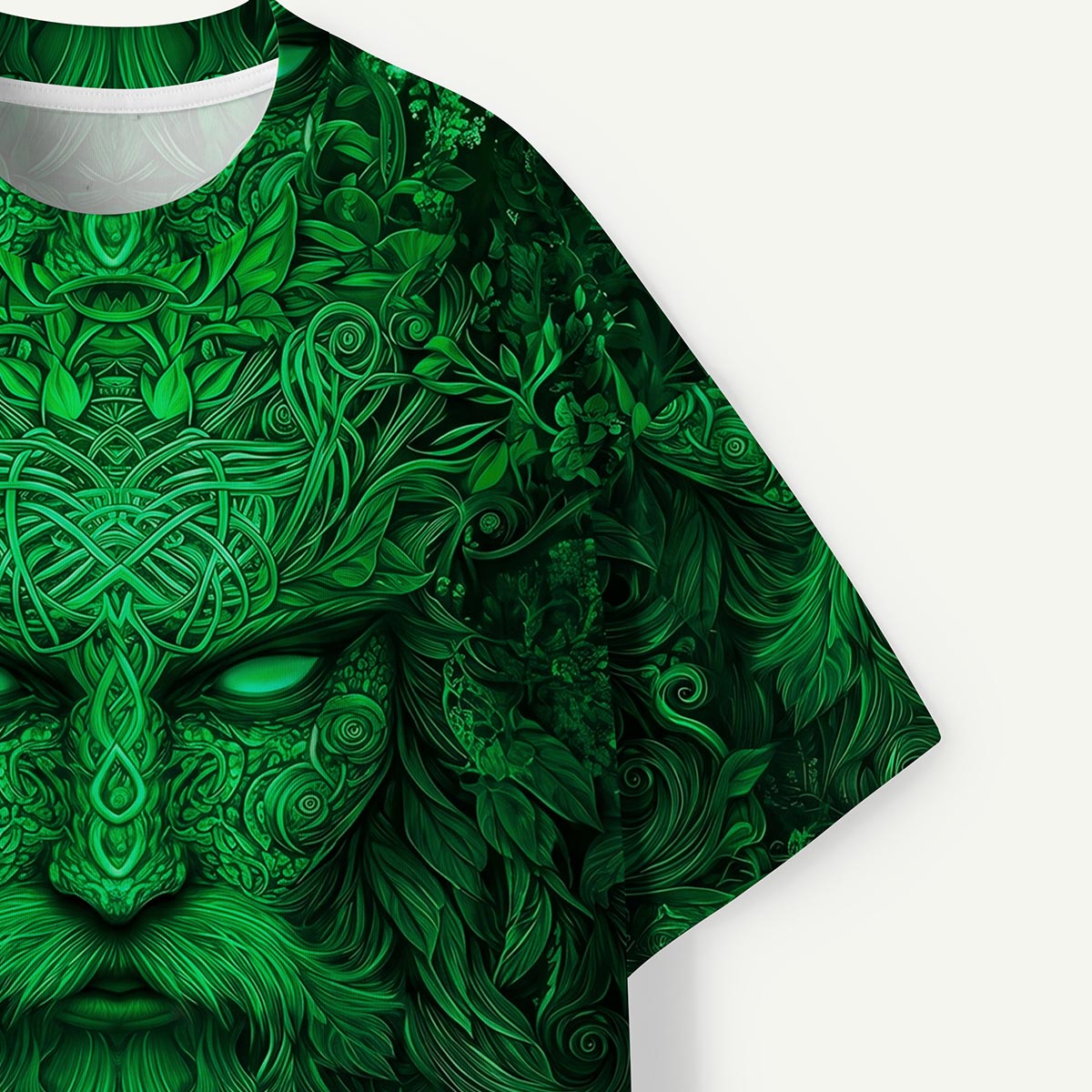 Emerald Forest Guardian Eco All-Over Print T-Shirt