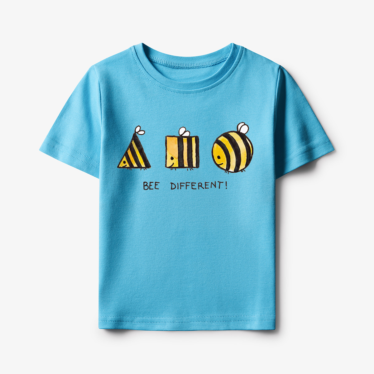 Bee Different Cute Bumblebee Kids T-Shirt